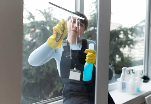 Nettoyage de vitres intérieures et extérieures à Saint-Martin-de-Bonfossé